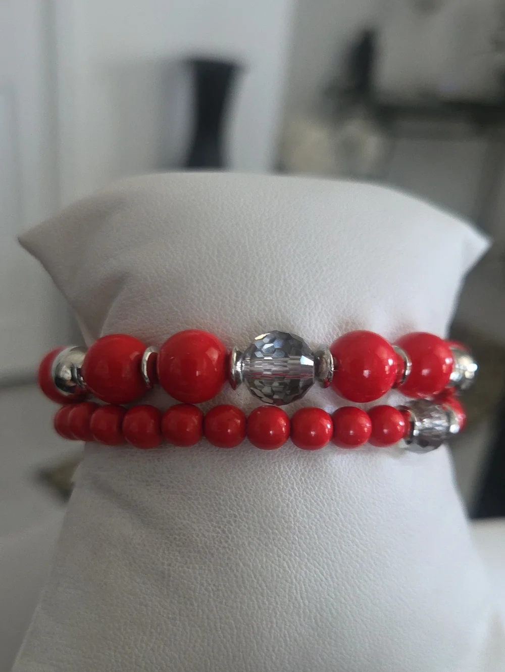 Paparazzi Colorful Collisions Red Bracelet NWT